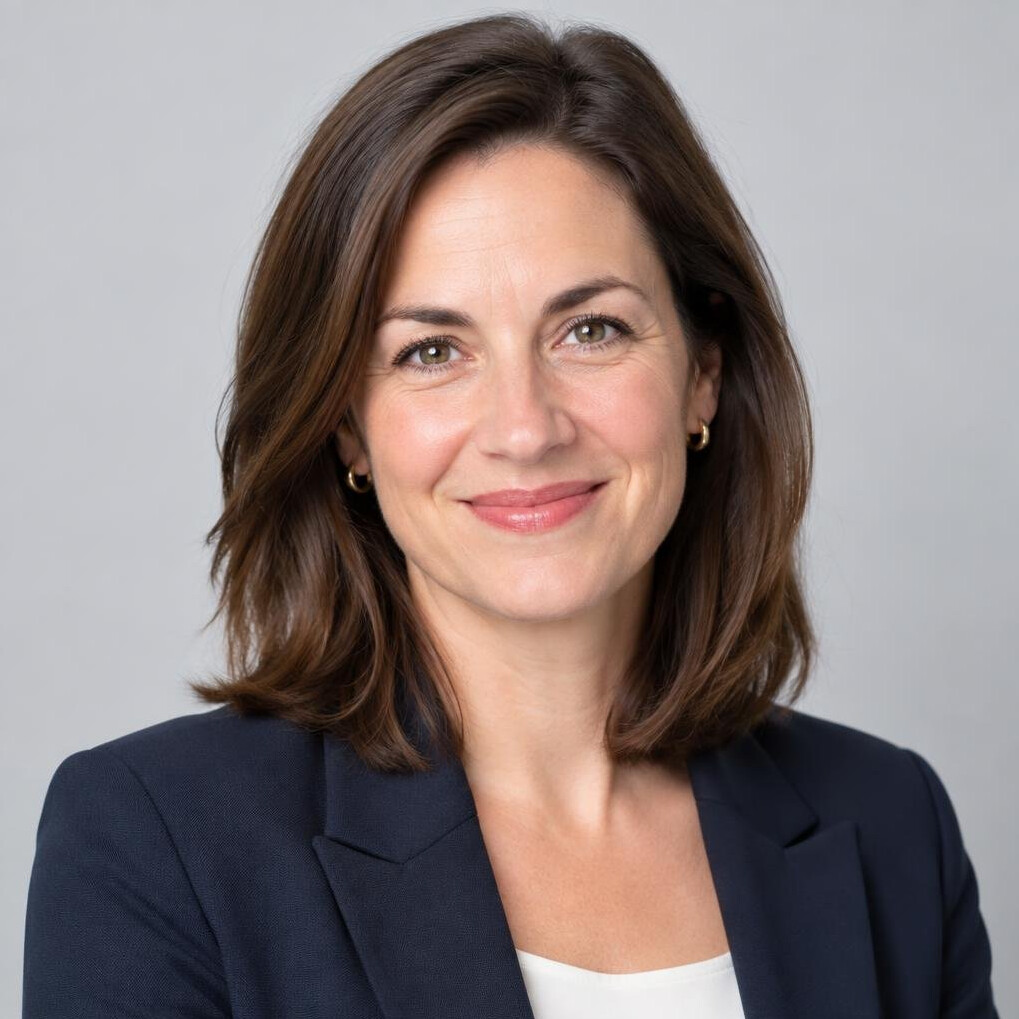 Studio portrait of a Belgian woman, partnerships manager